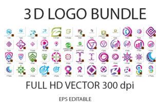 25 Logo Abstract 3D: Integrating High-Resolution Assets into Professional Design Workflows