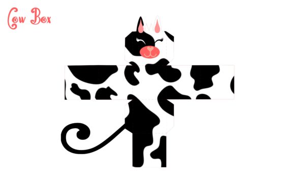 Cow Box Digital Cutting Files for Creators
