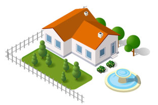 Isometric 3d Rural Landscape: Visualizing the Heart of Agriculture and Country Living