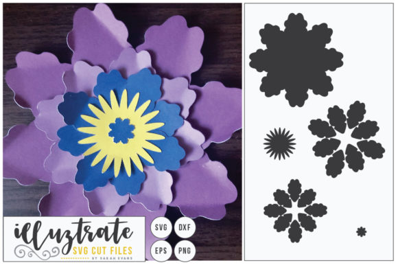 Layered Flower: Elevating Visual Design with 3D Craft Assets