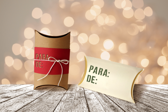 Para - De Caja Pillow Box Template