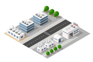 Plants, Factories, Parking Lots and Ware: An Evaluation of Industrial Asset Illustrations