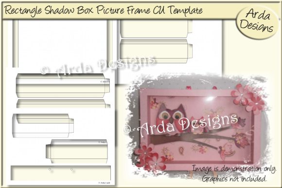 Rectangle Shadow Box Frame CU Template: A Strategic Tool for 3D Visual Storytelling