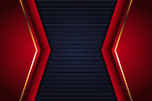 Transforming Digital Spaces with the Red Gold Geometric Background